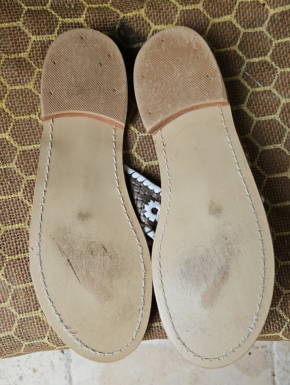 Jack Rogers Bronze And White Gorgeous Sandals - Picture 5 of 5